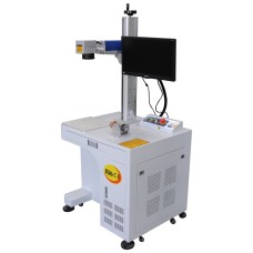 30W Desktop Fiber Laser Marking Machine for Metal Marking Engraving Etching with High Accuracy from CA (express free to your door)